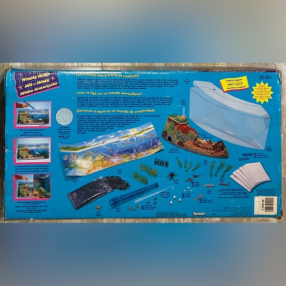 Wonder World Tropical Lagoon by Kenner Vintage Toy 1995-96. Water➡️Gel Aquarium - Picture 2 of 14